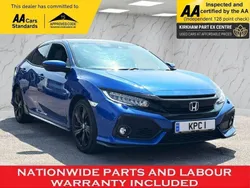 Blue Used 2018 Honda Civic Sport Plus Hatchback | £10,995 (Fair price)