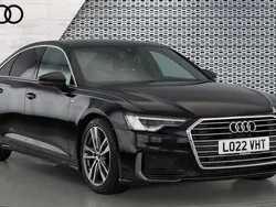 Black Used 2022 Audi A6 S-Line Sedan | £21,373 (Fair price)