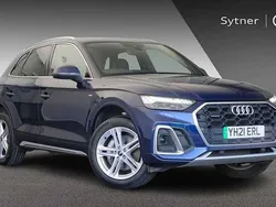 Blue Used 2021 Audi Q5 S-Line SUV | £29,250 (Good price)