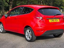 Red Used 2012 Ford Fiesta Zetec Hatchback | £2,499 (Fair price)