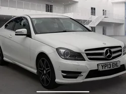 White Used 2013 Mercedes C180 AMG Coupe | £5,750 (Fair price)