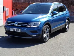 Blue Used 2019 VW Tiguan Allspace Match SUV | £19,200 (Fair price)