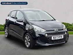 Black Used 2017 Hyundai i10 Premium SE Hatchback | £8,497 (Fair price)