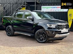 Black Used 2021 Ford Ranger Wildtrack Pickup | £19,300 (Good price)