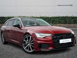 Red Used 2023 Audi A6 Black Edition Estate | £38,985