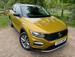 Yellow Used 2021 VW T-Roc Design SUV | £18,995 (Fair price)