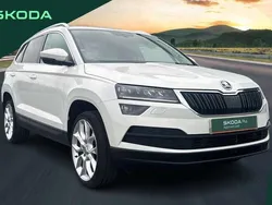 White Used 2021 Skoda Karoq SE L SUV | £18,250 (Fair price)