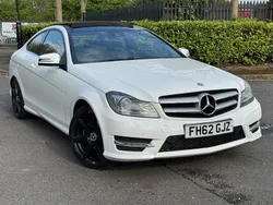White Used 2013 Mercedes C180 AMG Coupe | £5,995 (Fair price)