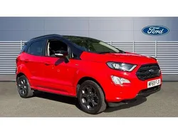 Red Used 2019 Ford Ecosport ST-Line SUV | £9,406 (Fair price)