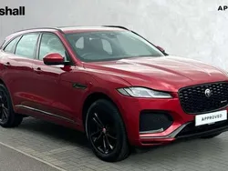 Metallic firenze red Used 2021 Jaguar F-Pace R-Dynamic SUV | £32,791 (Fair price)