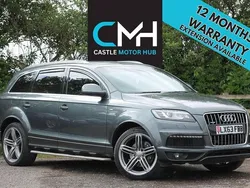 Grey Used 2013 Audi Q7 S-line plus SUV | £8,495 (Fair price)