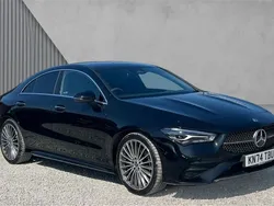 Black Used 2024 Mercedes CLA200 AMG Line Premium Coupe | £29,960 (Fair price)