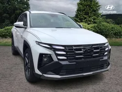 White New 2025 Hyundai Tucson Premium SUV | £30,959 (A bit pricey)