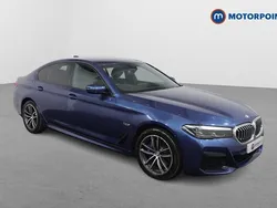 Blue Used 2022 BMW 530e M Sport Sedan | £24,599 (Good price)