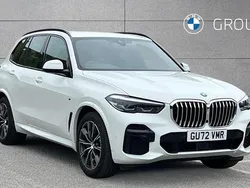 White Used 2022 BMW X5 M Sport SUV | £42,985