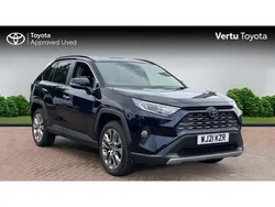Blue Used 2021 Toyota RAV4 Hybrid Premium SUV | £23,998 (Good price)