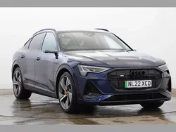 Blue Used 2022 Audi e-tron Sportback Advanced SUV | £37,995