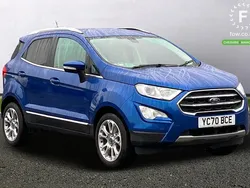Blue Used 2020 Ford Ecosport Titanium SUV | £11,599 (Fair price)