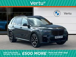 Grey Used 2022 BMW X7 M Sport SUV | £48,550 (Good price)