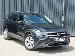 Black Used 2022 VW Tiguan Allspace Life SUV | £25,998 (Fair price)