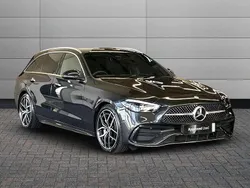 Grey Used 2024 Mercedes C300e AMG Line Premium Estate | £37,450 (Fair price)
