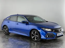 Blue Used 2019 Honda Civic SR Hatchback | £10,950 (Good price)