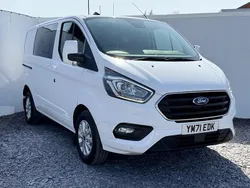 White Used 2022 Ford Transit Custom Limited Van | £19,500 (Expensive)