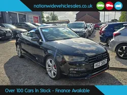 Black Used 2015 Audi A3 Cabriolet S-Line Cabriolet | £7,680 (Fair price)