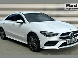 White Used 2021 Mercedes CLA250e AMG Line Premium Sedan | £19,291 (Fair price)