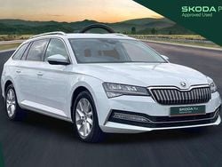 White Used 2021 Skoda Superb SE Technology Estate | £20,222 (Fair price)