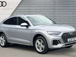 Silver Used 2021 Audi Q5 Sportback S-Line SUV | £30,154 (Fair price)
