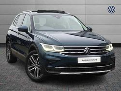 Blue Used 2023 VW Tiguan Elegance SUV | £26,990 (Fair price)