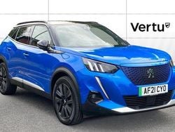 Blue Used 2021 Peugeot e-2008 Premium SUV | £14,824 (Fair price)