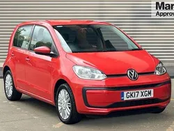 Red Used 2017 VW up! move up! Hatchback | £6,990 (Fair price)