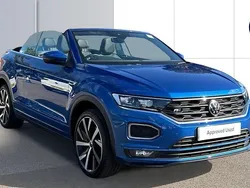 Blue Used 2021 VW T-Roc Cabriolet R-line Cabriolet | £23,608 (Fair price)