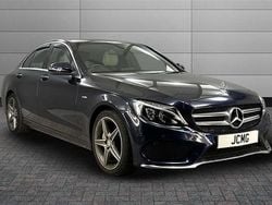 Blue Used 2017 Mercedes C220 AMG Line Premium Sedan | £15,500 (Fair price)