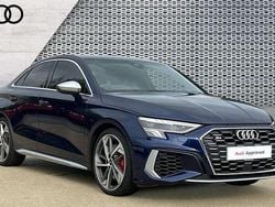 Blue Used 2022 Audi S3 Comfort Sedan | £29,942 (Good price)