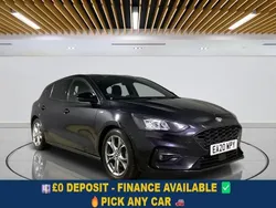 Black Used 2020 Ford Focus ST-Line Hatchback | £10,749 (Fair price)