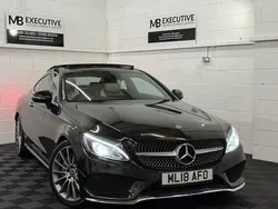 Black Used 2018 Mercedes C250 AMG Line Premium Plus Coupe | £13,790 (Fair price)