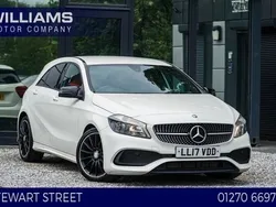 White Used 2017 Mercedes A160 AMG line Hatchback | £10,490 (Fair price)