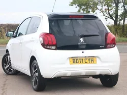 White Used 2021 Peugeot 108 Allure Hatchback | £8,681 (Fair price)