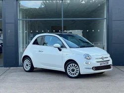 White New 2025 Fiat 500 Hatchback | £15,998 (A bit pricey)
