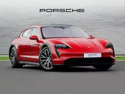 Red Used 2022 Porsche Taycan Cross Turismo Sedan | £54,990 (Fair price)