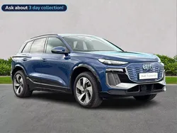 Blue Used 2025 Audi Q6 e-tron S-Line SUV | £65,343 (Fair price)
