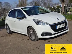 White Used 2017 Peugeot 208 Allure Hatchback | £5,980 (Fair price)