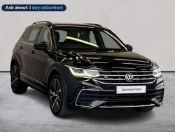 Black Used 2023 VW Tiguan R-line SUV | £29,499 (Fair price)