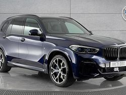Blue Used 2021 BMW X5 M Sport SUV | £42,450 (Fair price)