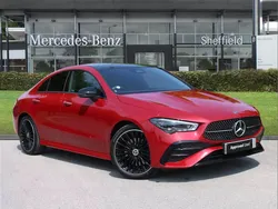 Red Used 2024 Mercedes CLA220 AMG Line Premium Plus Sedan | £33,636 (Fair price)