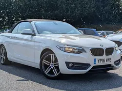 White Used 2016 BMW 218 Sport Line Cabriolet | £8,990 (Fair price)