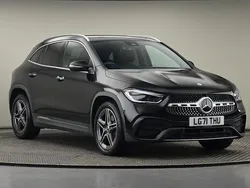 Cosmos black Used 2021 Mercedes GLA250 AMG line SUV | £30,250